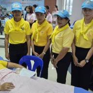ร่วมกิจกรรมจิตอาสาบริจาคโลหิต เนื่องในโอกาสวันเฉลิมพระชนมพรรษา สมเด็จพระนางเจ้าสุทิดา พัชรสุธาพิมลลักษณ พระบรมราชินี