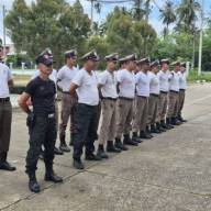 ทำการลงแถวฝึกประจำสัปดาห์ ได้ทำการฝึกท่าบุคคลมือเปล่า  ผลการฝึก เป็นไปด้วยความเรียบร้อย